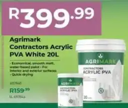 Agrimark Agrimark Contractors Acrylic PVA White offer