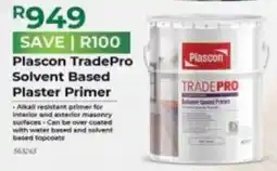 Agrimark Plascon TradePro Solvent Based Plaster Primer offer