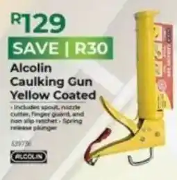 Agrimark Alcolin Caulking Gun Yellow Coated offer