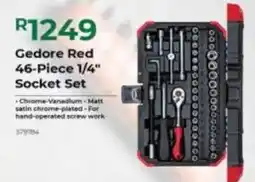 Agrimark Gedore Red 46-Piece 1/4" Socket Set offer