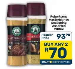 Pick n Pay Hypermarket Robertsons Masterblends Seasoning Assorted offer