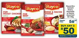 Pick n Pay Hypermarket Royco Dry Instant Gravy, Marinade or Sauce Assorted offer