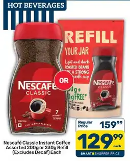 Pick n Pay Hypermarket Nescafe Classic Instant Coffee Assorted offer