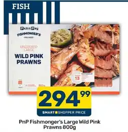Pick n Pay Hypermarket PnP Fishmonger's Large Wild Pink Prawns offer