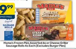 Pick n Pay Hypermarket Mama's Frozen Pies Assorted offer