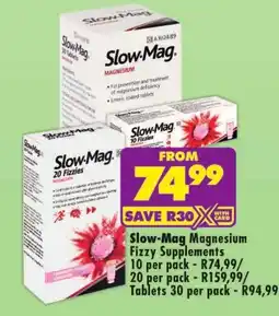 MediRite Slow-Mag Magnesium Fizzy Supplements offer