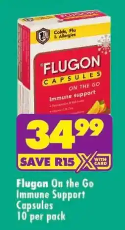 MediRite Flugon On the Go Immune Support Capsules offer