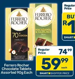 Pick n Pay Hypermarket Ferrero Rocher Chocolate Tablets Assorted offer