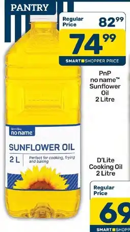 Pick n Pay Hypermarket no name Sunflower Oil offer