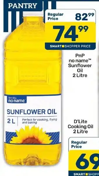 Pick n Pay Hypermarket no name Sunflower Oil offer