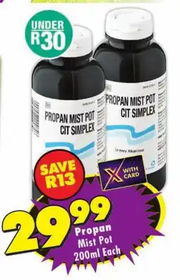 MediRite Propan Mist Pot Cit Simplex offer