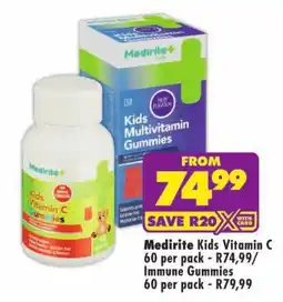 MediRite Medirite Kids Vitamin C Gummies offer