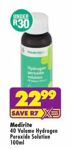 MediRite Medirite 40 Volume Hydrogen Peroxide Solution offer