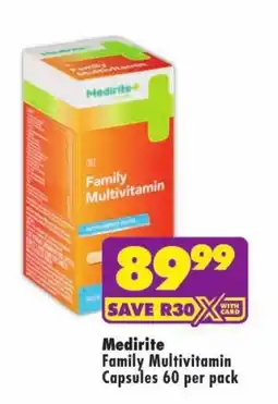 MediRite Medirite Family Multivitamin offer