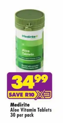 MediRite Medirite Aloe Vitamin Tablets offer