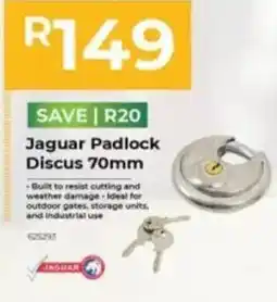 Agrimark Jaguar Padlock Discus 70mm offer