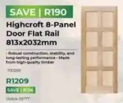 Agrimark Highcroft 8-Panel Door Flat Rail offer
