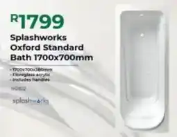 Agrimark Splashworks Oxford Standard Bath offer