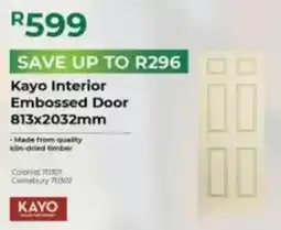 Agrimark Kayo Interior Embossed Door offer