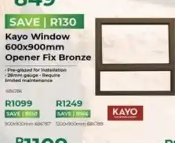 Agrimark Kayo Window Opener Fix Bronze offer
