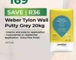 Agrimark Weber Tylon Wall Putty Grey offer