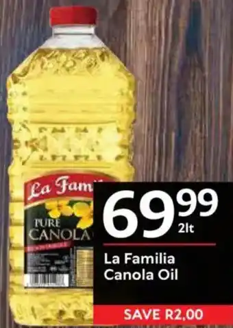 Oxford Freshmarket La Familia Canola Oil offer