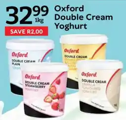 Oxford Freshmarket Oxford Double Cream Yoghurt offer