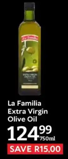 Oxford Freshmarket La Familia Extra Virgin Olive Oil offer