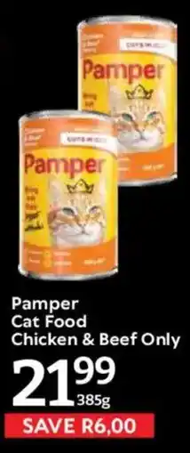 Oxford Freshmarket Pamper Cat Food Chicken & Beef Only offer