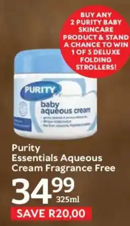Oxford Freshmarket Purity Essentials Aqueous Cream Fragrance Free offer