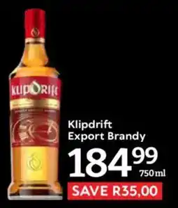 Oxford Freshmarket Klipdrift Export Brandy offer