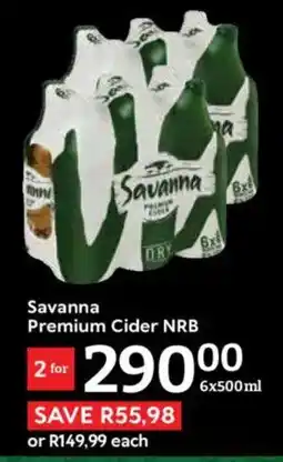 Oxford Freshmarket Savanna Premium Cider NRB offer