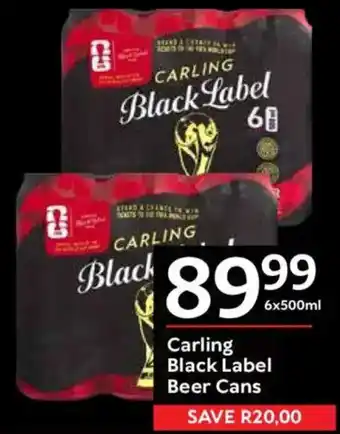 Oxford Freshmarket Carling Black Label Beer Cans offer