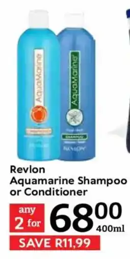 Oxford Freshmarket Revlon Aquamarine Shampoo or Conditioner offer