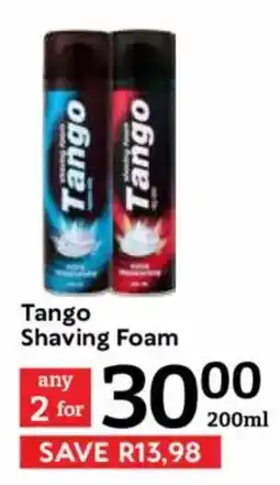 Oxford Freshmarket Tango Shaving Foam offer