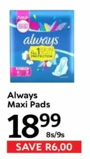 Oxford Freshmarket Always Maxi Pads offer