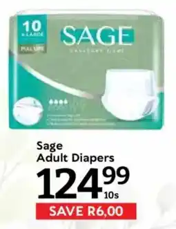 Oxford Freshmarket Sage Adult Diapers offer