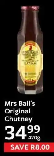 Oxford Freshmarket Mrs Ball's Original Chutney offer