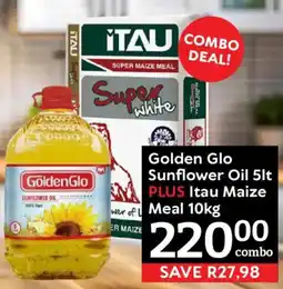 Oxford Freshmarket Golden Glo Sunflower Oil PLUS Itau Maize Meal offer