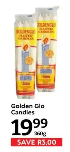 Oxford Freshmarket Golden Glo Fluted Candles offer