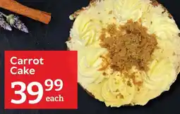 Oxford Freshmarket Carrot Cake offer
