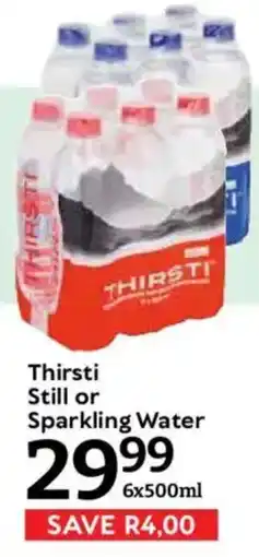 Oxford Freshmarket Thirsti Still or Sparkling Water offer