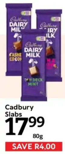 Oxford Freshmarket Cadbury Slabs offer
