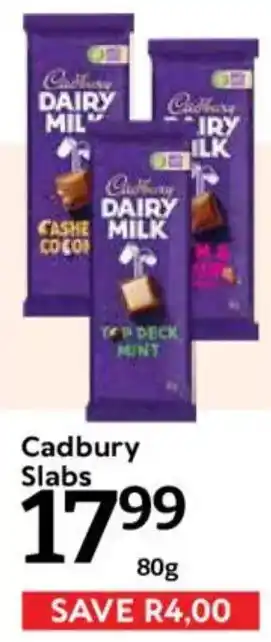 Oxford Freshmarket Cadbury Slabs offer