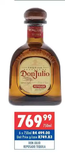 Ultra Liquors DON JULIO offer