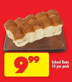 Shoprite SCHOOL BUNS 10 per pack offer