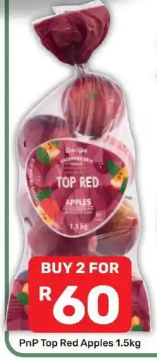 Pick n Pay PnP Top Red Apples 1.5kg offer