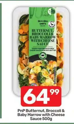 Pick n Pay PnP Butternut, Broccoli & Baby Marrow with Cheese Sauce 500g offer
