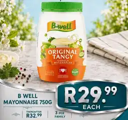 Take 'n Pay B-well Original Tangy Canola Mayonnaise offer