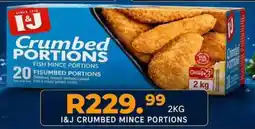 Take 'n Pay I&J Crumbed Mince Portions offer